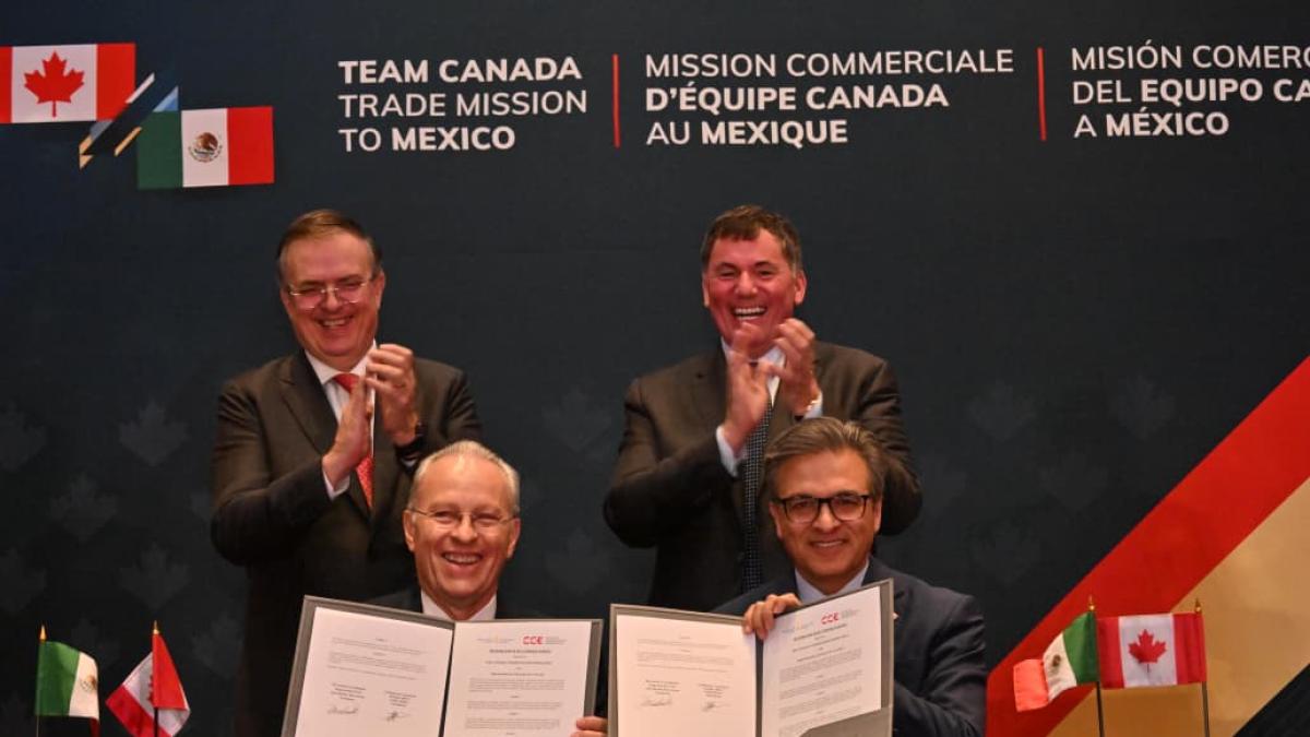 México y Canadá pactarán plan de acción ante el fin de la "zona de confort"