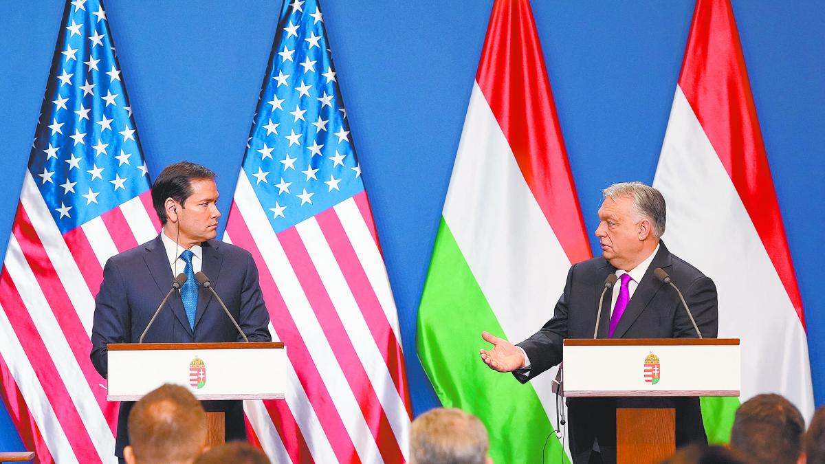 Rubio da su apoyo a Viktor Orbán