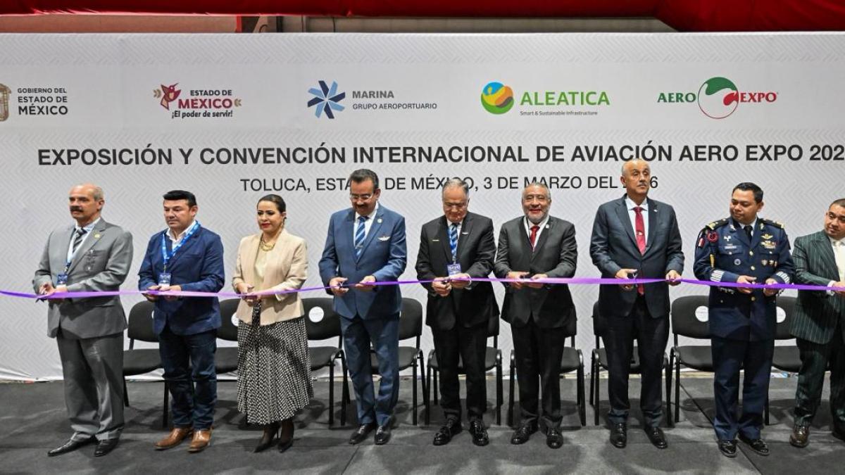 Mantiene Gobierno del EdoMéx confianza para desarrollar industria aeronáutica; inicia Aero Expo 2026