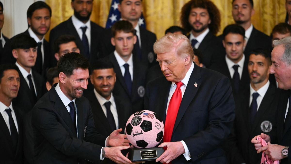 Trump recibe al Inter Miami en la Casa Blanca; celebra a Messi de cara al Mundial 2026