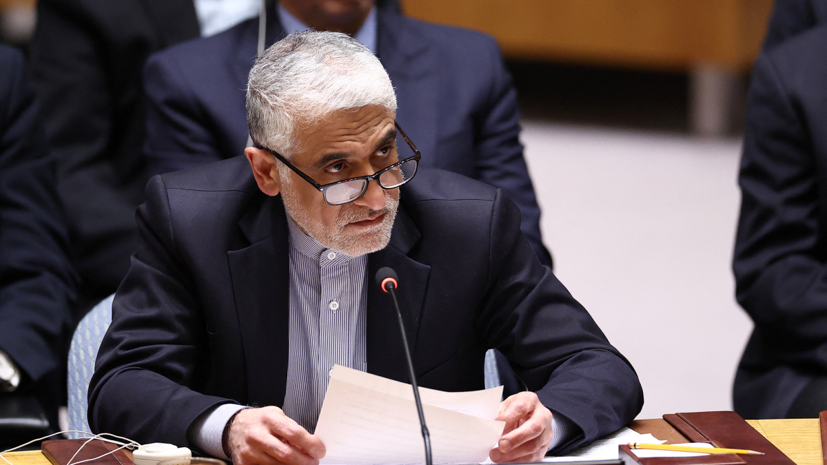 Embajador de Irán en la ONU rechaza la "injerencia" de Estados Unidos en la sucesión de Jamenei