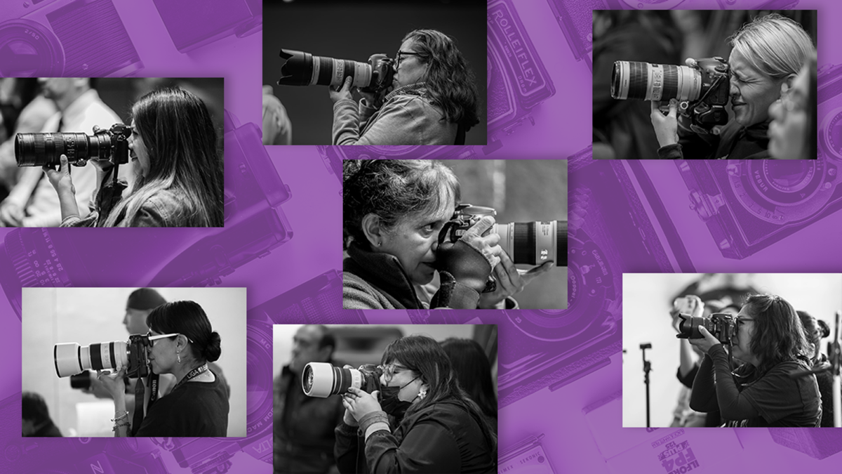 8M: Atención, fotoperiodistas trabajando
