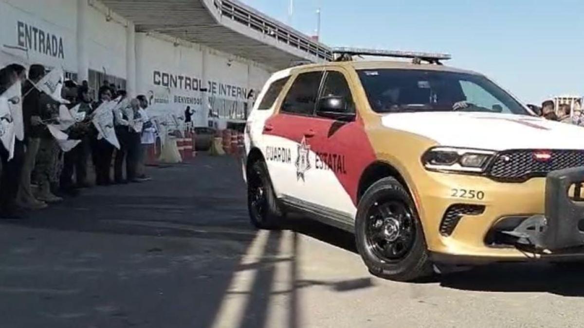 Participa Guardia Estatal en banderazo de operativo “Heroínas y Héroes Paisanos” en Nuevo Laredo