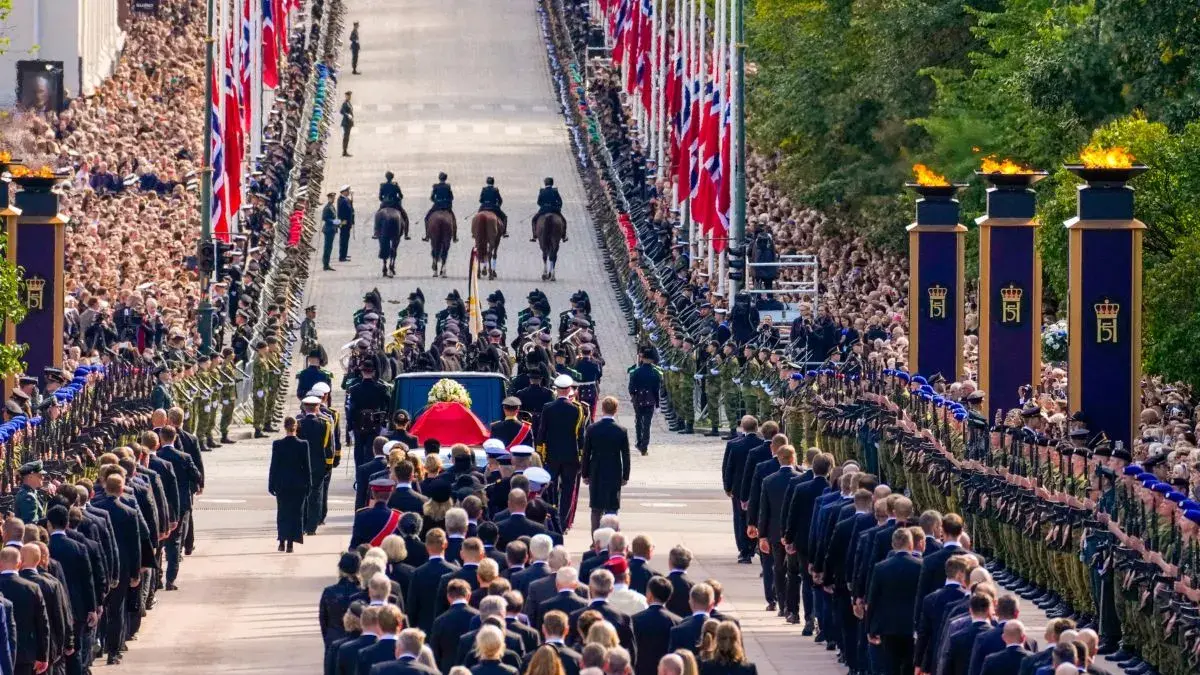 Noruega se despidió del rey Harald V, el abuelo de la nación