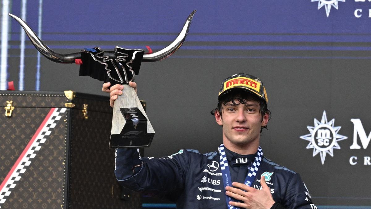 Antonelli gana en Estados Unidos, pero tendrá que esperar a México para proclamarse campeón de F1