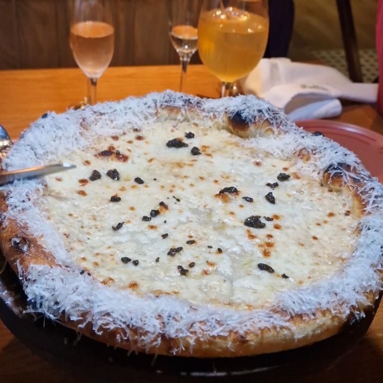 Pizza con trufa