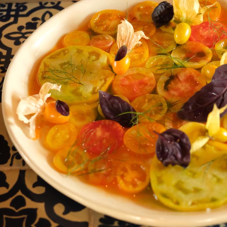 Variedad de tomates, todos de Chinaberry