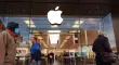 CHICAGO, ILLINOIS - NOVEMBER 28: The Apple company logo hangs above an Apple retail store on November 28, 2022 in Chicago, Illinois. Apple is currently facing shortages in iPhone supplies due to COVID-19 restrictions in China and unrest at one of Apple's major Chinese suppliers.   Scott Olson/Getty Images/AFP (Photo by SCOTT OLSON / GETTY IMAGES NORTH AMERICA / Getty Images via AFP)