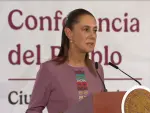 La presidenta Claudia Sheinbaum Pardo durante la conferencia matutina del miércoles 24 de junio de 2026 en Palacio Nacional. Foto: Especial