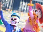 Celebrando la vida fue uno de los temas centrales del Desfile Internacional de Día de Muertos 2021. Foto EE: Eric Lugo