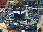 Traders work on the trading floor at the New York Stock Exchange (NYSE) in New York City