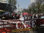 CNTE marcha en la CDMX e inicia paro nacional.