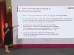 Claudia Sheinbaum destacó récord en inversión extranjera, empleo formal y estabilidad financiera pese al conflicto en Medio Oriente.