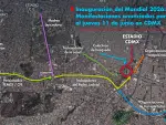 Inauguración del Mundial 2026: Manifestaciones anunciadas para el jueves 11 de junio en CDMX