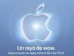 Anuncio presentación de Apple.