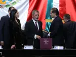 El secretario de Hacienda, Édgar Amador Zamora, entregó este martes al Congreso de la Unión la propuesta de Paquete Económico 2027.
