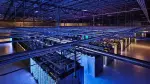 Interior del centro de datos de Google en Council Bluffs, Iowa. Google