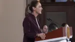 Cuauhtémoc, Ciudad de México. 17 de febrero 2026. La presidenta constitucional de los Estados Unidos Mexicanos, la Doctora Claudia Sheinbaum Pardo en conferencia de prensa matutina en el salón de la Tesorería de Palacio Nacional. La acompañan: Eduardo Clark, subsecretario de Integración y desarrollo del sector salud; Martí Batres Guadarrama, director general del Instituto de Seguridad y Servicios Sociales de los Trabajadores del Estado (ISSSTE); Zoé Alejandro Robledo Aburto, director general del Instituto Mexicano del Seguro Social; Ramiro López Elizalde, subsecretario de Prevención y Promoción de la Salud. Enlace con Alejandro Svarch Pérez, director general de IMSS-Bienestar.  Foto: Juan Carlos Buenrostro/Presidencia
