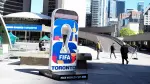 El Ayuntamiento de Toronto, en el centro de la ciudad, mientras Toronto inicia su transformación de cara a la Copa Mundial de la FIFA.