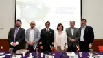 Integrantes del foro "Libertad sindical en el marco del T-MEC".