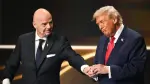 El presidente de la FIFA, Gianni Infantino, y el presidente de Estados Unidos, Donald Trump.