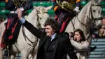 El presidente de Argentina, Javier Milei, asiste a la ceremonia de inauguración de la 138.ª exposición anual de la Sociedad Rural en Buenos Aires, Argentina.
