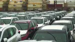 FORT LAUDERDALE, FL - MAY 22: New vehicles are seen at the Horizon Terminal as they await to be exported from Port Everglades on May 22, 2018 in Fort Lauderdale, Florida. Today, China’s Finance Ministry announced that it would cut tariffs on imported cars to 15 percent of their wholesale value, from 25 percent.   Joe Raedle/Getty Images/AFP (Photo by JOE RAEDLE / GETTY IMAGES NORTH AMERICA / Getty Images via AFP)