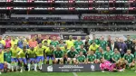 Juego de Leyendas: México vs Brasil, en el nuevo Estadio Banorte (antes Estadio Azteca).