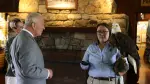 Carlos III y Camila visitaron el Parque Nacional Shenandoah, en Front Royal, Virginia.