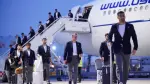 La Selección de futbol de Irán a su llegada al Aeropuerto internacional de Tijuana el 7 de junio de 2026. Foto: Reuters