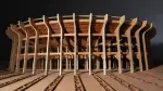 Maqueta del Estadio Azteca de Pedro Ramírez Vázquez. Foto: Cortesía