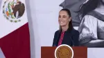 La presidenta Claudia Sheinbaum en su conferencia de prensa matutina desde Palacio Nacional.