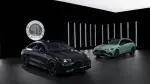 Mercedes-AMG CLA 45 4MATIC+ EVCoupé:Exterieur Farbe: MANUFAKTUR graphit grau magnoInterieur Polster: ARTICO/Microcut schwarz / racegelbEnergieverbrauch kombiniert: 18,7‒16,5 kWh/100 km | CO₂-Emissionen kombiniert: 0 g/km | CO₂-Klasse: AShooting Brake:Exterieur Farbe: Aqua-Mint UniInterior Polster: ARTICO/Microcut schwarzEnergieverbrauch kombiniert: 19,6‒17,4 kWh/100 km | CO₂-Emissionen kombiniert: 0 g/km | CO₂-Klasse: ADie Angaben sind vorläufig. Es liegen bislang weder bestätigte Werte von einer amtlich anerkannten Prüforganisation noch eine EG-Typgenehmigung noch eine Konformitätsbescheinigung mit amtlichen Werten vor. Abweichungen zwischen den Angaben und den amtlichen Werten sind möglich. The new Mercedes-AMG CLA 45 4MATIC+ electric.Coupé:Exterior color: MANUFAKTUR graphite grey magnoInterior: ARTICO Microcut black / race yellowEnergy consumption combined: 18.7–16.5 kWh/100 km | Combined CO₂ emissions: 0 g/km | CO₂ class: AShooting Brake:Exterior color: Aqua-mint non-metallicInterior: ARTICO Microcut BlackEnergy consumption combined: 19.6–17.4 kWh/100 km | Combined CO₂ emissions: 0 g/km | CO₂ class: AThe figures are provisional. To date, there are no confirmed figures from an officially recognised testing organisation, nor is there an EC type-approval or a certificate of conformity containing official figures. There may be discrepancies between the figures provided and the official figures.