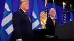 El presidente de Estados Unido, Donald Trump y el presidente de la FIFA, Gianni Infantino.