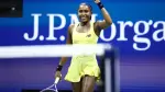 USA's Coco Gauff celebrates after victory during the women's singles second round tennis match against Spain's Paula Badosa on day five of the US Open tennis tournament at the USTA Billie Jean King National Tennis Center in New York City on September 3, 2026. (Photo by CHARLY TRIBALLEAU / AFP)