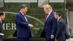 El presidente estadounidense Donald Trump y el presidente chino Xi Jinping se reúnen en la Casa Blanca.