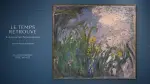 "Iris", del pintor francés Claude Monet (1924-1925), durante la presentación previa de 28 obras impresionistas de la Colección Schlumberger.