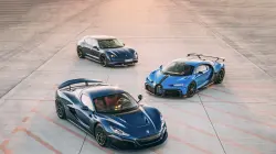 Autos de Rimac, Bugatti y Porsche