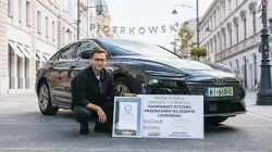 Audi A6 e-tron y Miko Marczyk