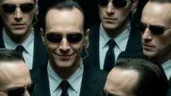 El agente Smith, de la película Matrix.