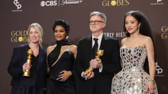 Director y parte del elenco de Una batalla tras otra.