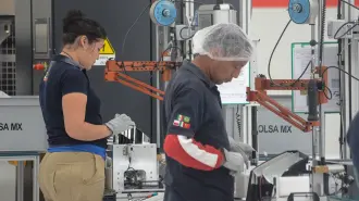 QUERETARO,QRO 06.09.16 ASPECTOS DE LA PLANTA OLSA EN EL MUNICIPIO DE CORREGIDORA QUERETARO.TRABAJADORESMAQUILADORAPLANTA TRABAJO