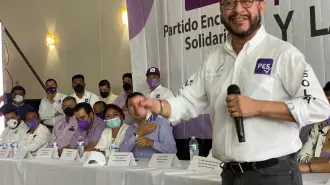 Hugo Eric Flores, dirigente nacional del Partido Encuentro Solidario (PES). Foto: Tomado de Facebook oficial.