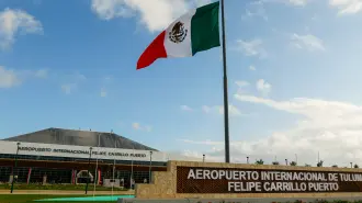 Inauguración del Aeropuerto Internacional de Tulum Felipe Carrillo Puerto. Foto EE: Cortesía Presidencia de México