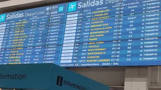 Cancelación de vuelos en el AICM