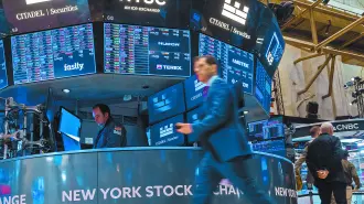 Pese a los buenos resultados de los bancos, la Bolsa de Nueva York cayó en las operaciones del jueves.