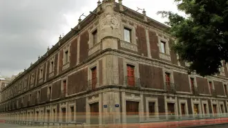 FACHADA DEL MUSEO INTERACTIVO DE ECONOMIA, MEJOR CONOCIDO COMO EL MIDE. CALLE DE TACUBA, CENTRO HISTORICO, MEXICO. / Branded Content