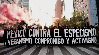 Marcha contra el especismo.