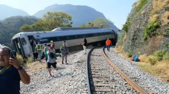 Se descarrila el Tren Interoceánico en Oaxaca.