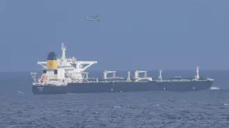 This image posted on US Homeland Security's X account shows the Centuries crude oil tanker, last docked in Venezuela, as it is apprehended by the US Coast Guard on December 20, 2025. The United States "apprehended" an oil tanker off Venezuela on December 20, the latest salvo in a pressure campaign against Caracas, the US government said.It was the second time in two weeks that US forces have interdicted a tanker in the region, and comes days after President Donald Trump announced a blockade of "sanctioned oil vessels" heading to and leaving Venezuela. (Photo by Handout / US Department of Homeland Security / AFP) / RESTRICTED TO EDITORIAL USE - MANDATORY CREDIT "AFP PHOTO / HOMELAND SECURITY'S X ACCOUNT " - NO MARKETING NO ADVERTISING CAMPAIGNS - DISTRIBUTED AS A SERVICE TO CLIENTS